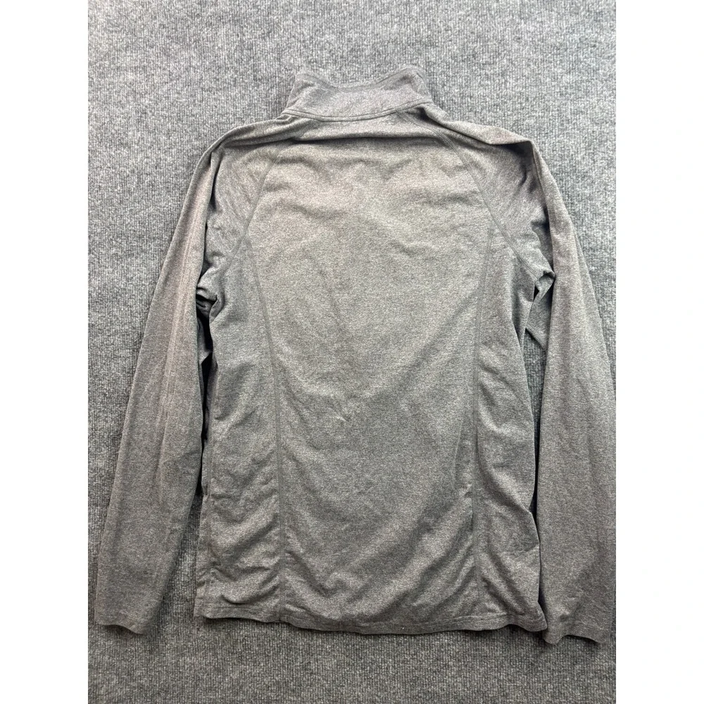 REI Co-op Quarter Zip Pullover‎ Mens Size M Gray Heathered Long Sleeve Top